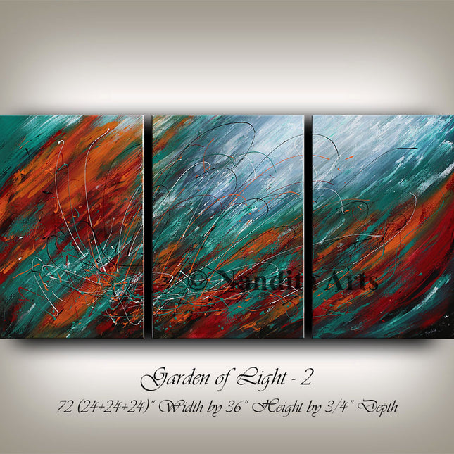 Abstract Wall Art 3-Framed Contemporary Abstract painting