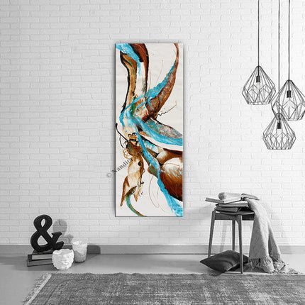 Large Abstract Painting Art Colorful Canvas Painting For Living Room - Midnight Wind - 4