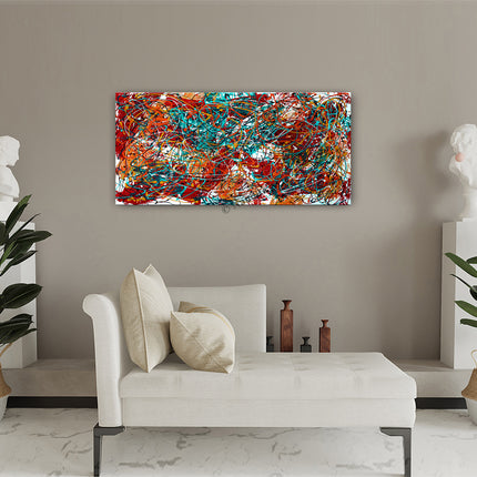 Cosmic Abstract Wall Art - Nebula Burst -3