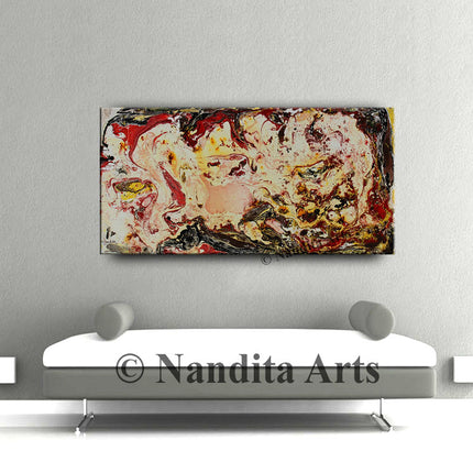 Multicolor Modern Wall Art for Bedroom Decor - Large Modern Art Painting - Undersea Beauty - 3