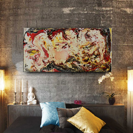 Multicolor Modern Wall Art for Bedroom Decor - Large Modern Art Painting - Undersea Beauty - 3