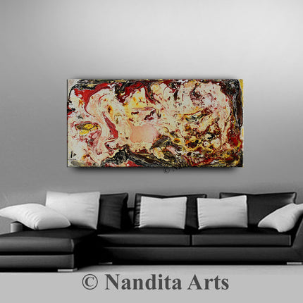 Multicolor Modern Wall Art for Bedroom Decor - Large Modern Art Painting - Undersea Beauty - 3