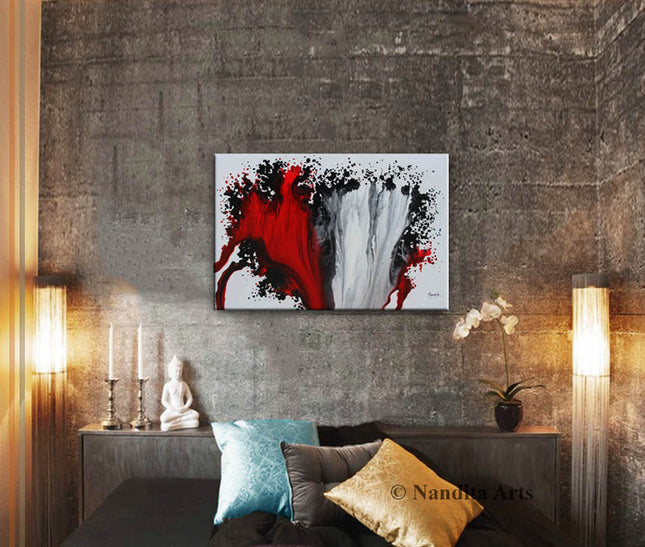 Large Modern Painting Living Room Décor - Wisps of Wonder - 7