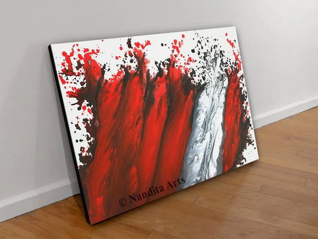 Modern Wall Art décor Gift for Her - Passionate Flow - 4