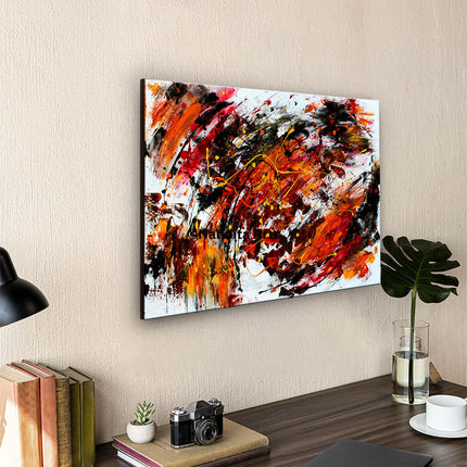 Abstract acrylic painting on canvas, ready to frame, room decor  - Vision Skewed - 5