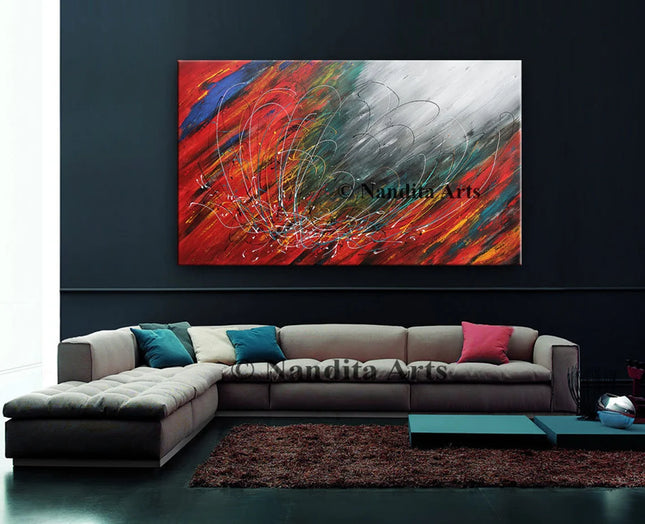 Abstract Original painting wall art décor - Life and Inspiration - 7